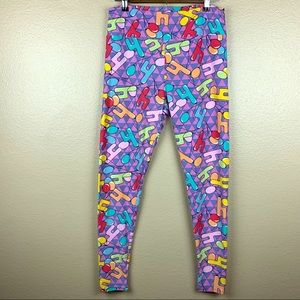 LuLaRoe Multicolored Workout Leggings Balloons